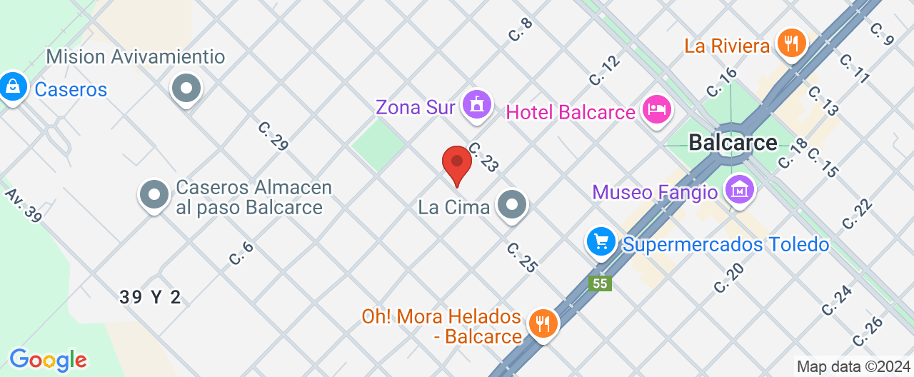 Mapa de la ubicación