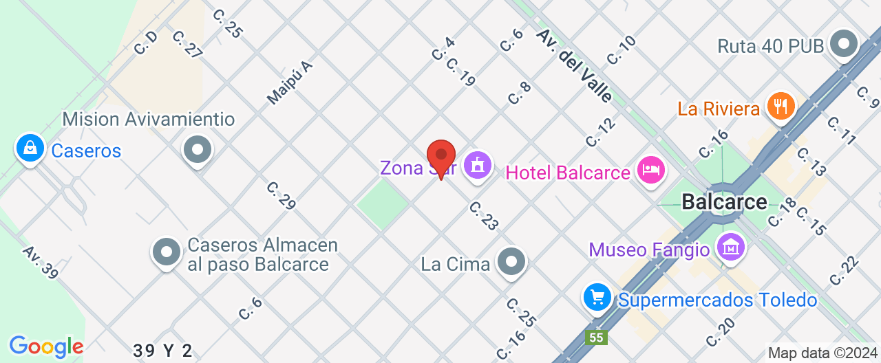 Mapa de la ubicación