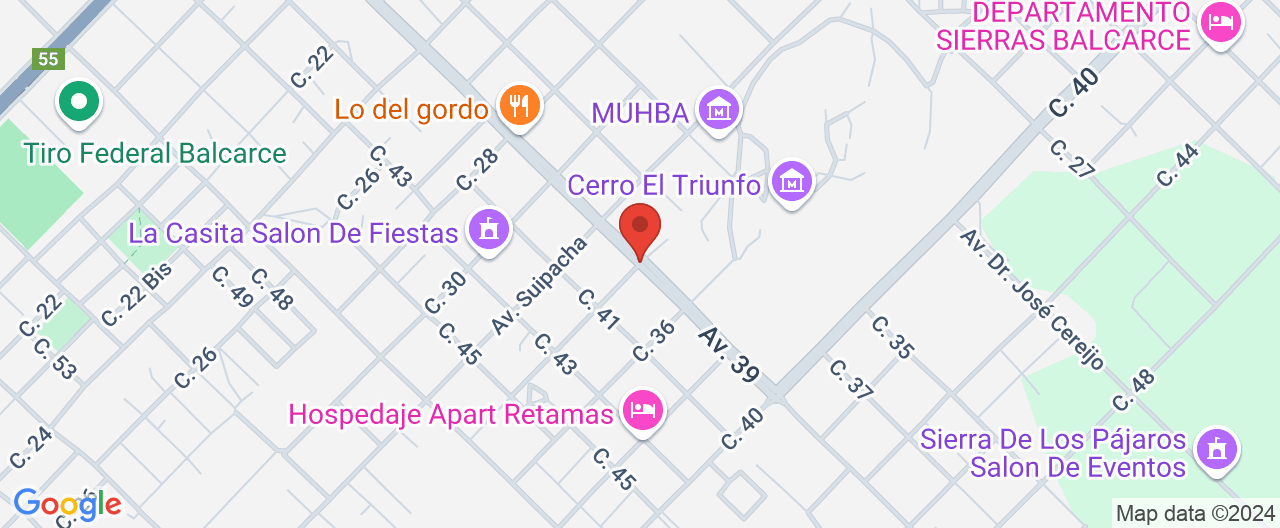 Mapa de la ubicación