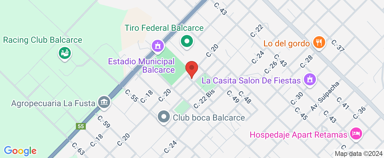 Mapa de la ubicación