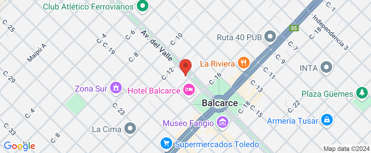 Mapa de la ubicación