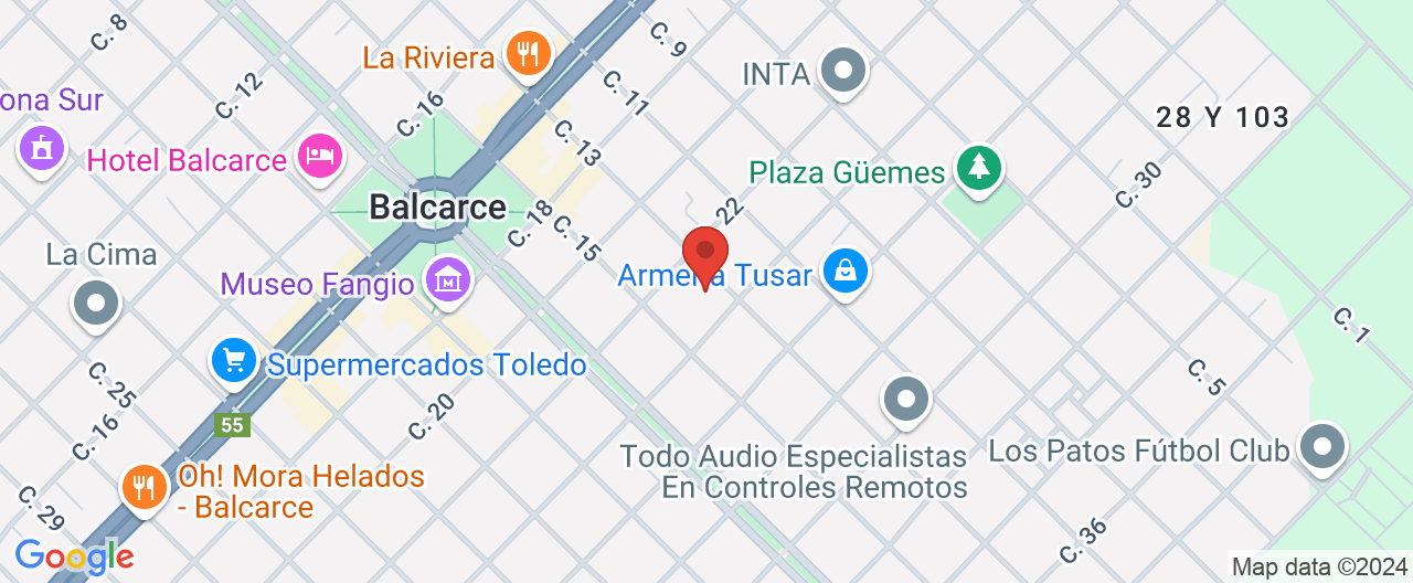 Mapa de la ubicación