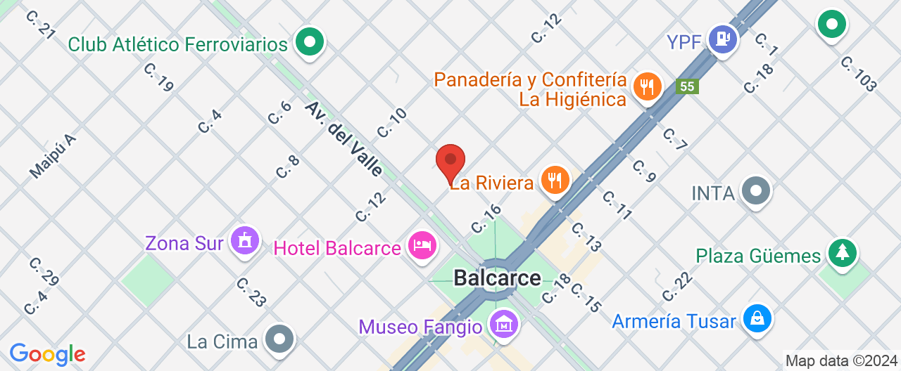 Mapa de la ubicación