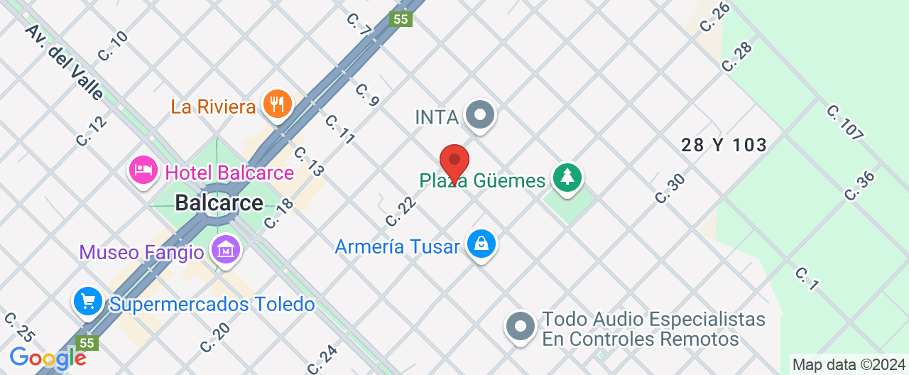 Mapa de la ubicación