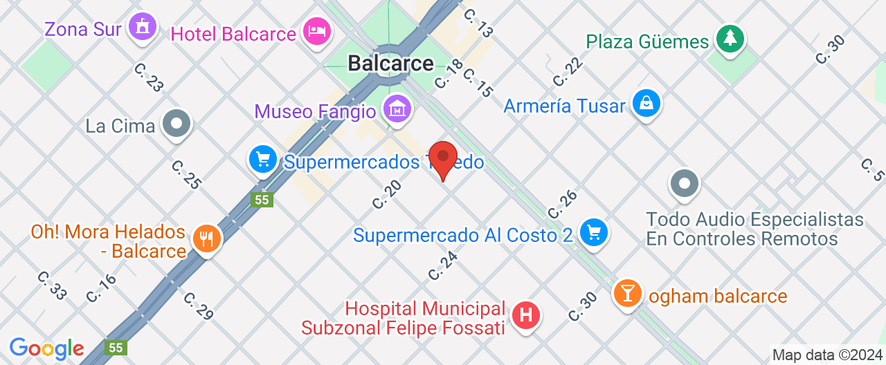 Mapa de la ubicación