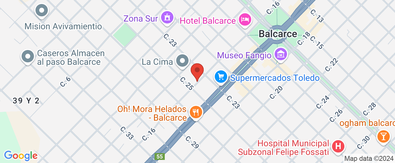 Mapa de la ubicación
