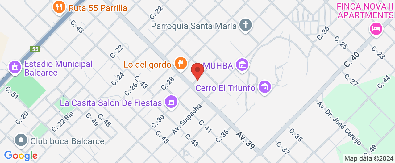 Mapa de la ubicación