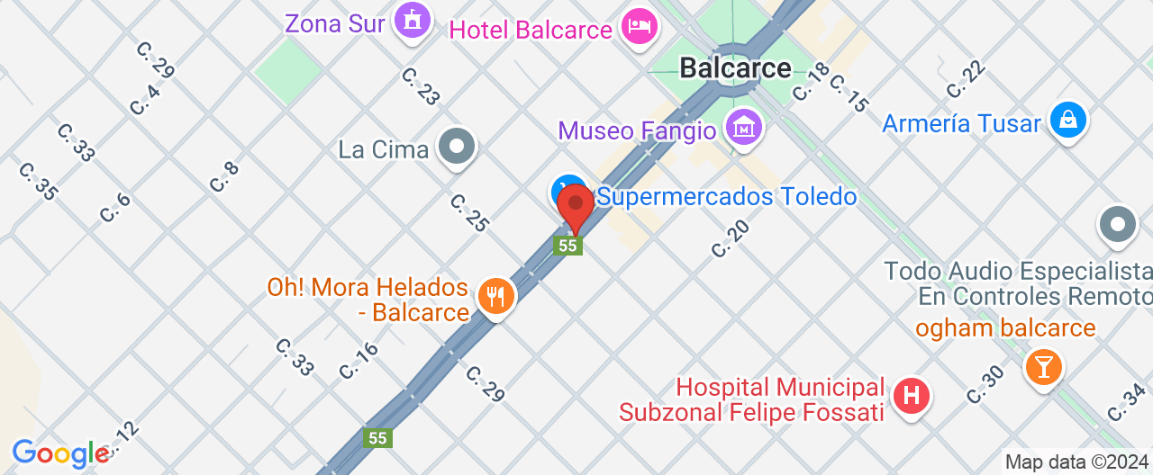 Mapa de la ubicación