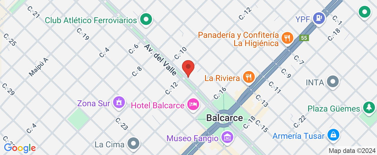 Mapa de la ubicación