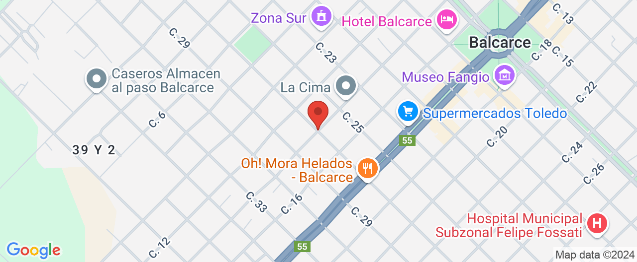 Mapa de la ubicación