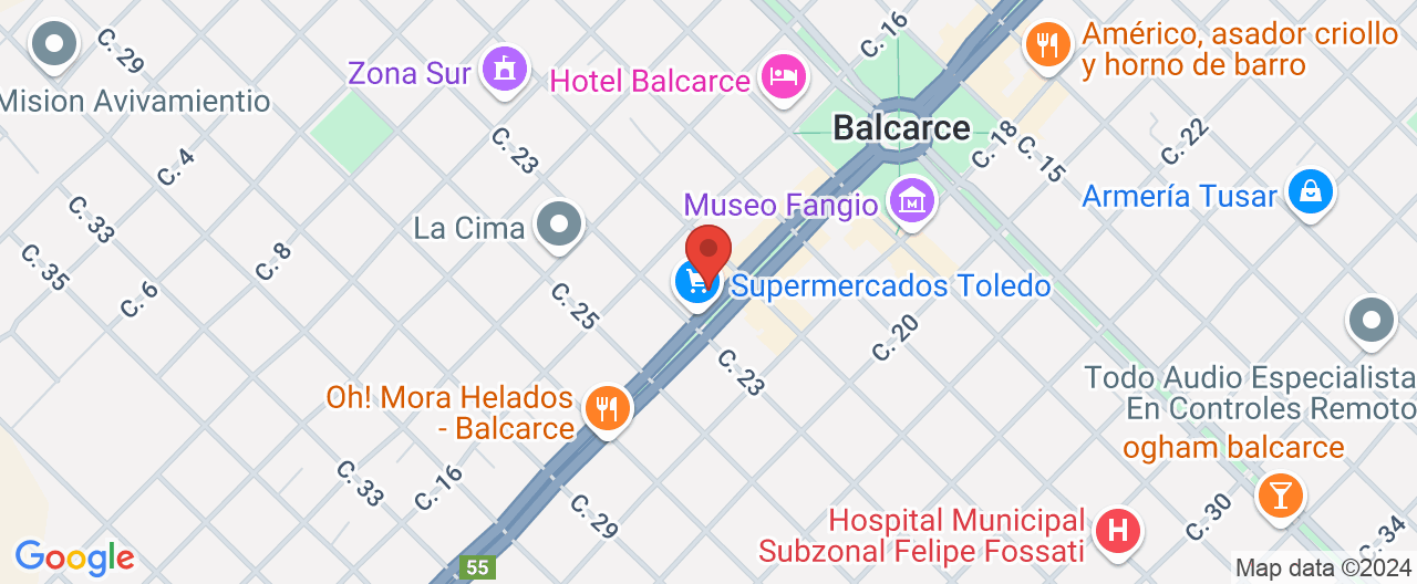 Mapa de la ubicación