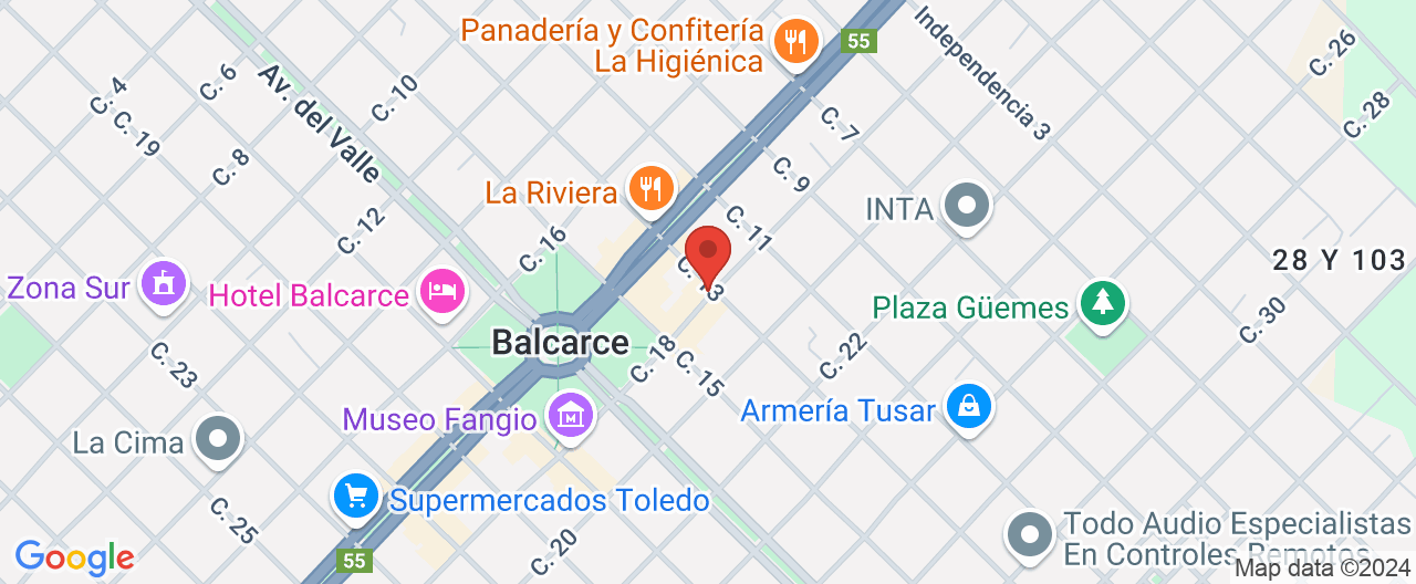 Mapa de la ubicación