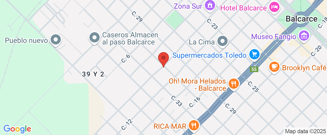 Mapa de la ubicación