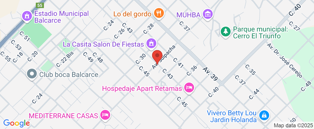 Mapa de la ubicación