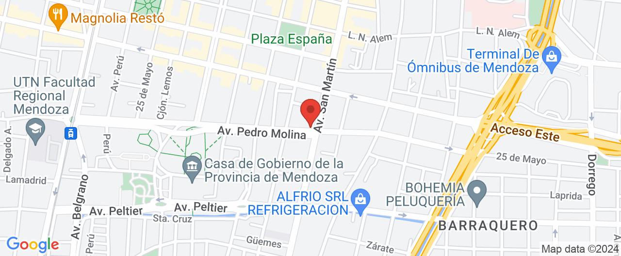 Mapa de la ubicación