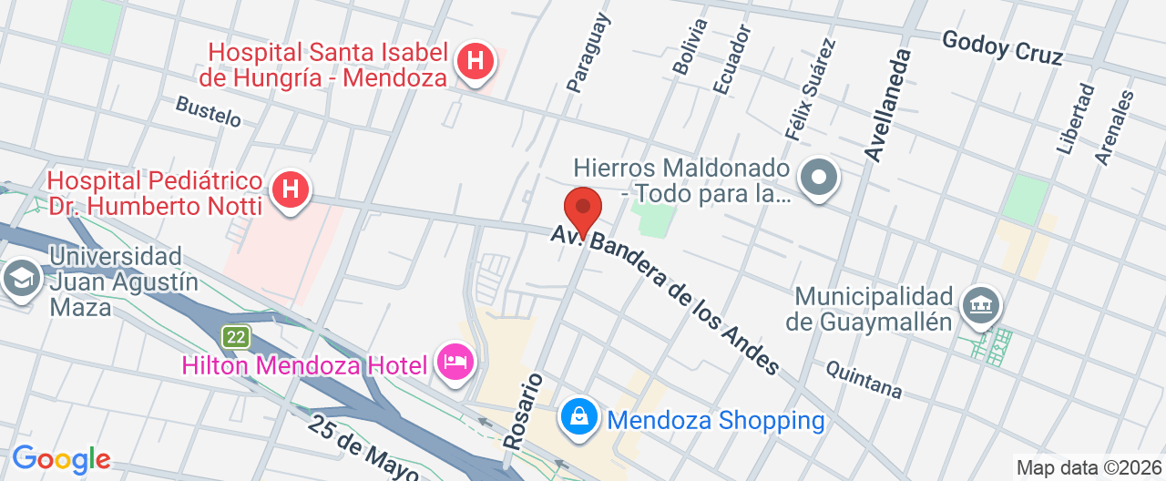 Mapa de la ubicación