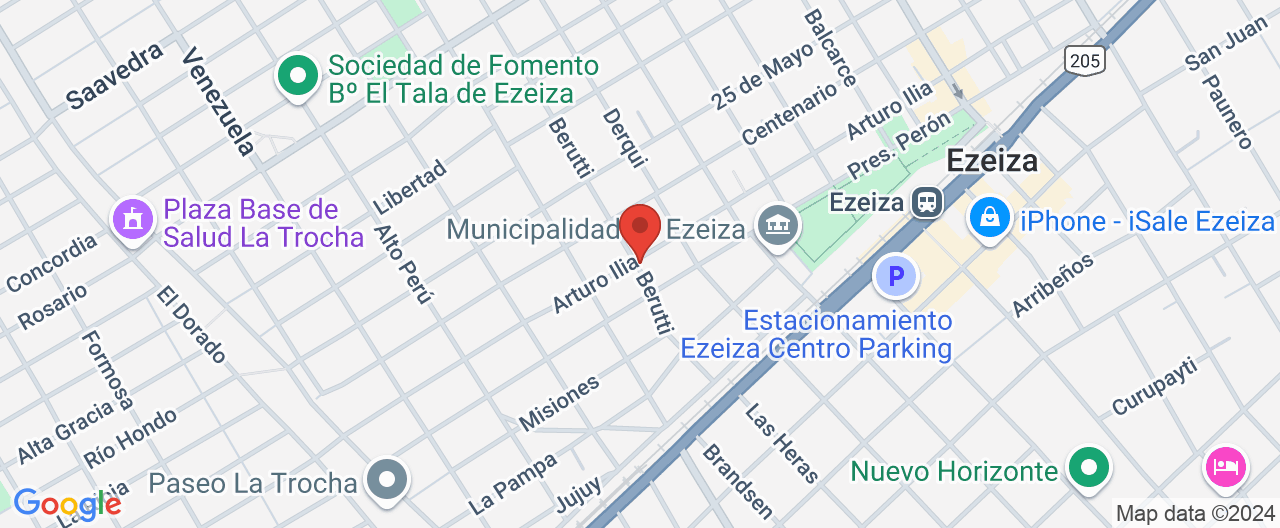 Mapa de la ubicación