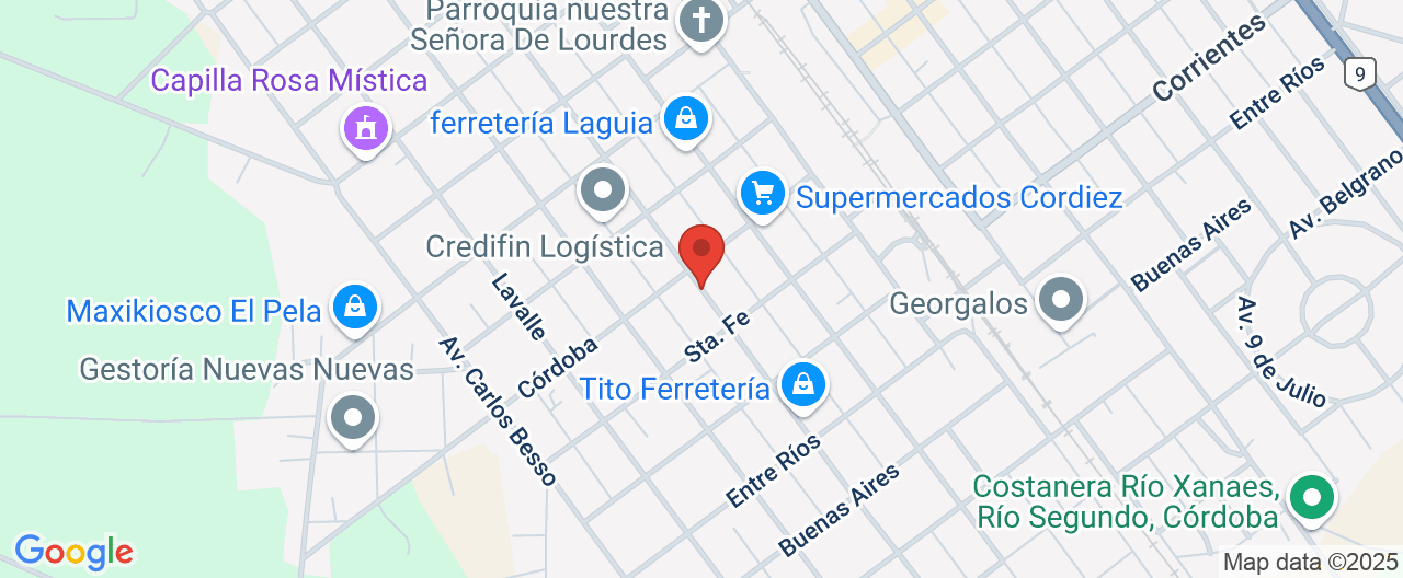 Mapa de la ubicación