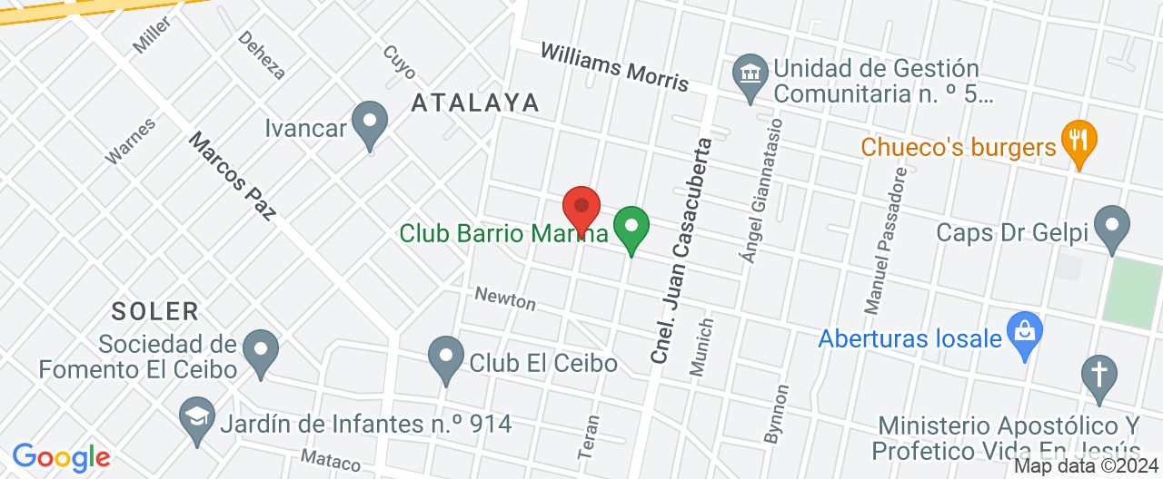 Mapa de la ubicación