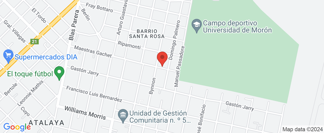 Mapa de la ubicación