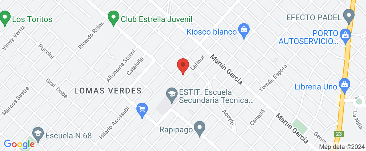 Mapa de la ubicación