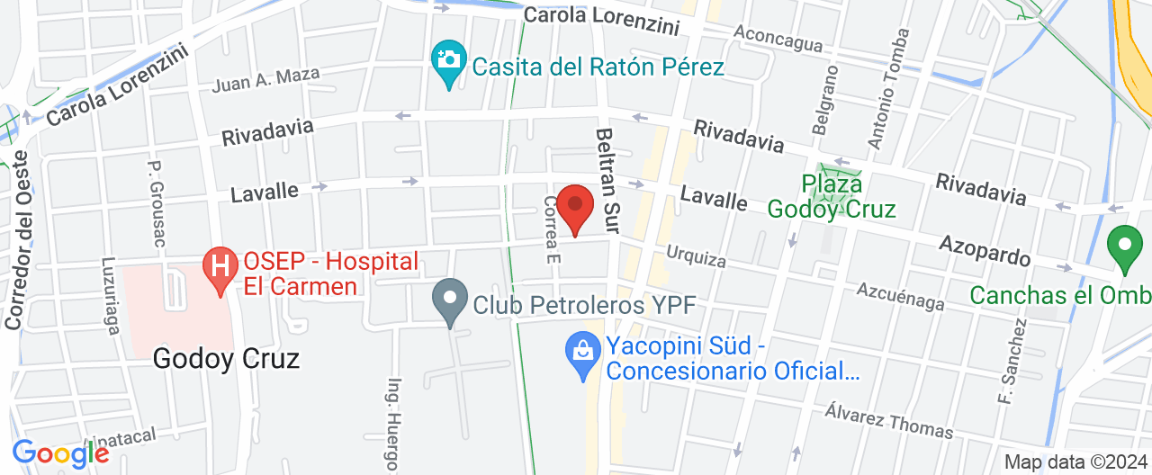 Mapa de la ubicación