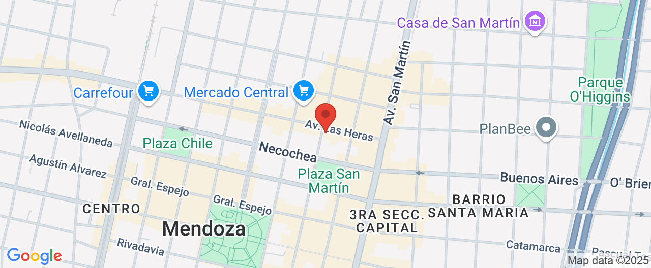 Mapa de la ubicación