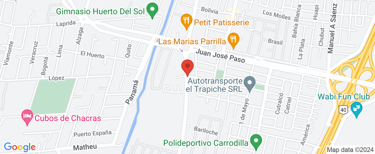 Mapa de la ubicación