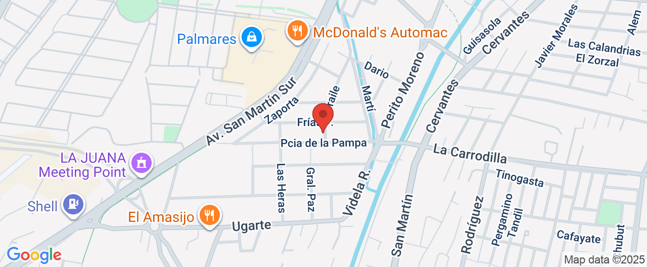 Mapa de la ubicación