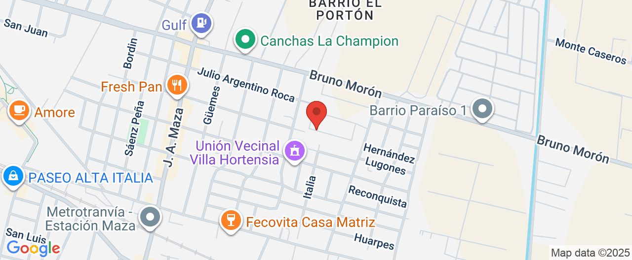 Mapa de la ubicación