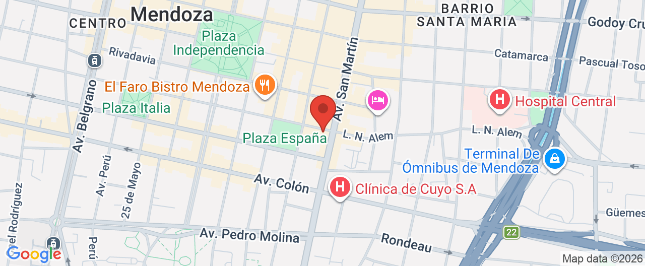 Mapa de la ubicación