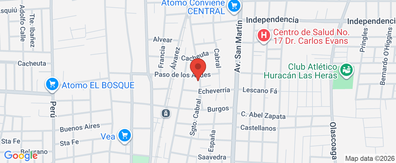 Mapa de la ubicación