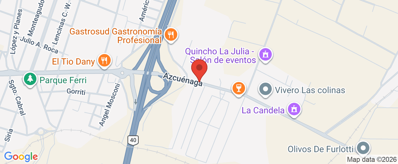 Mapa de la ubicación