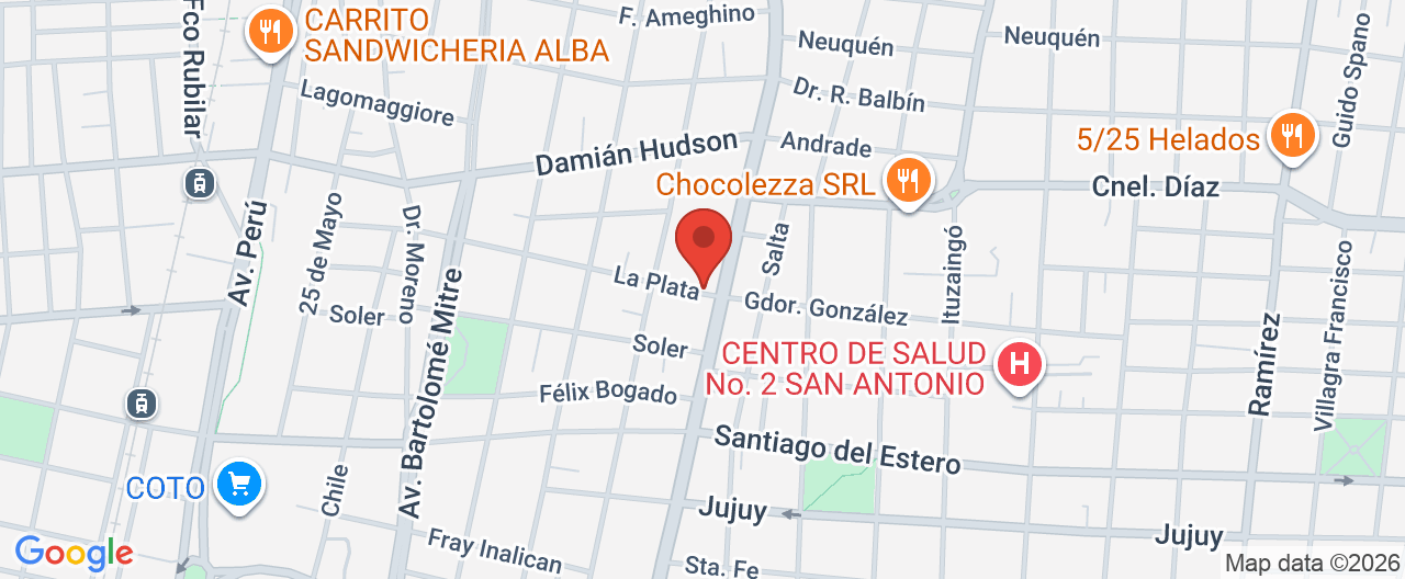 Mapa de la ubicación