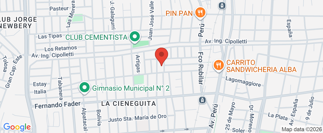 Mapa de la ubicación