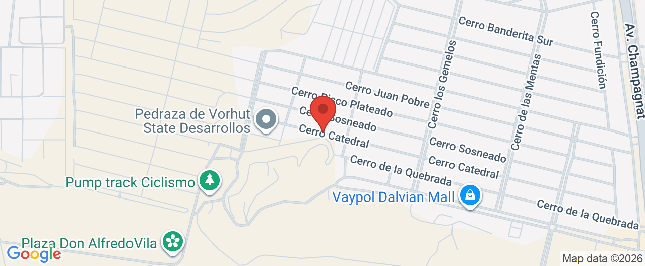Mapa de la ubicación