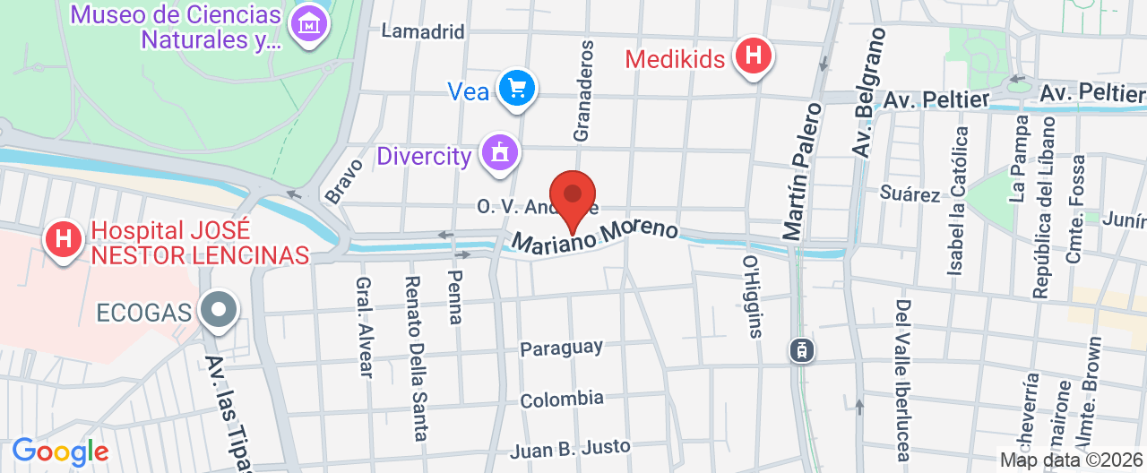 Mapa de la ubicación