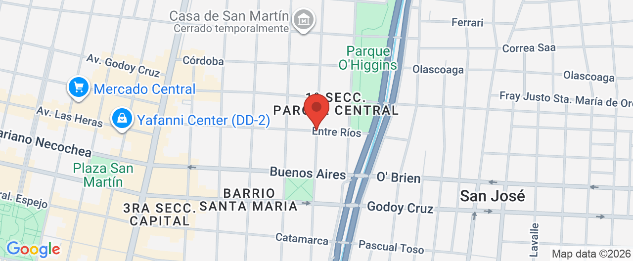 Mapa de la ubicación