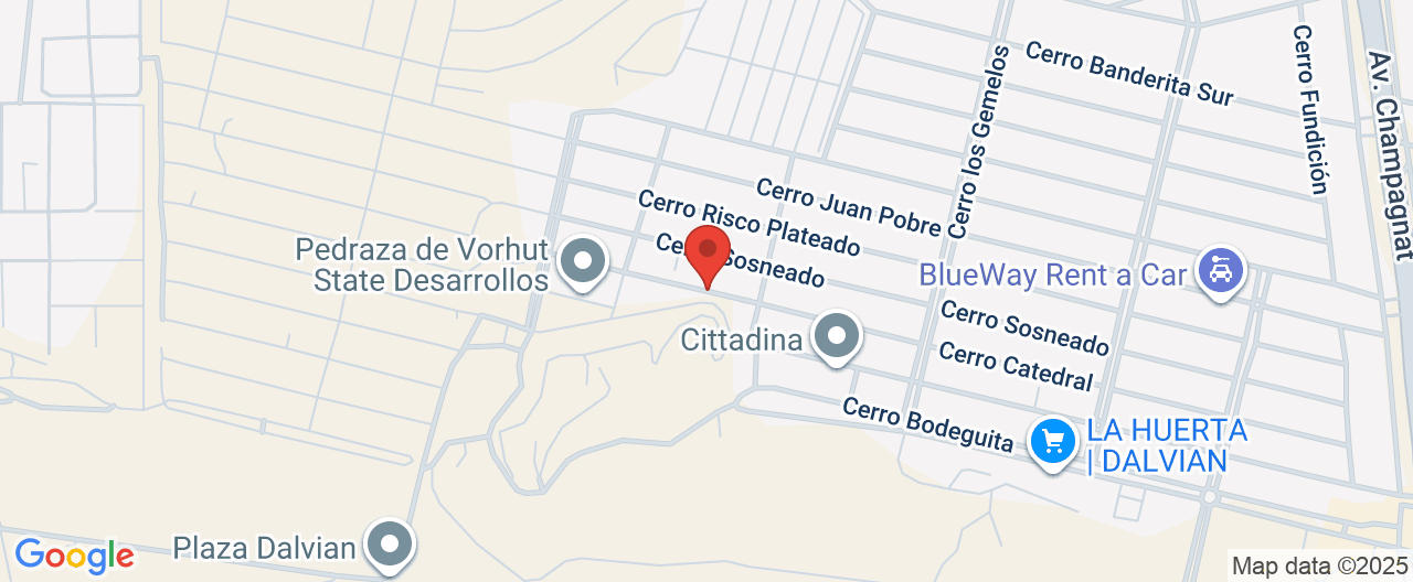Mapa de la ubicación
