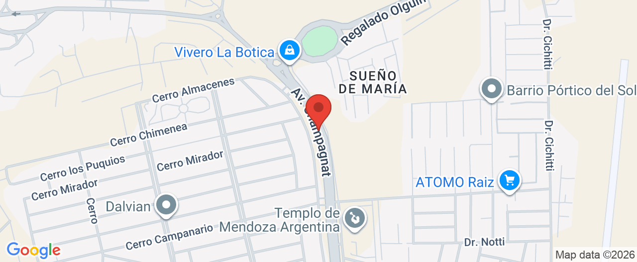 Mapa de la ubicación