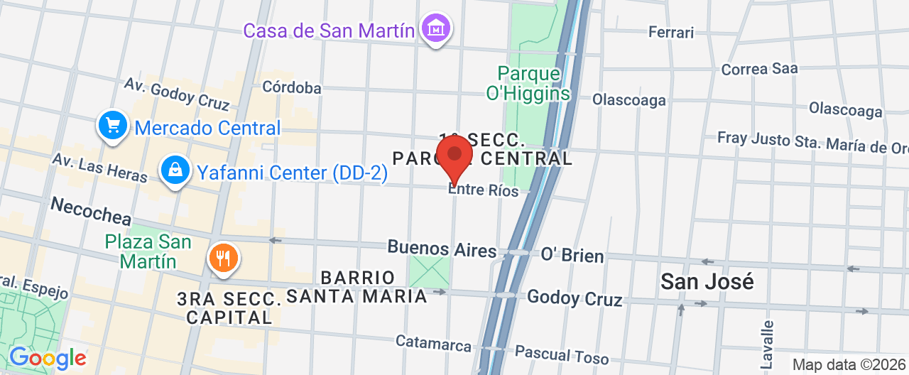 Mapa de la ubicación