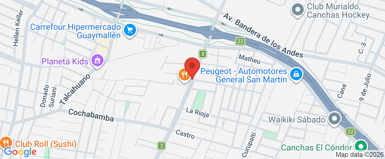 Mapa de la ubicación