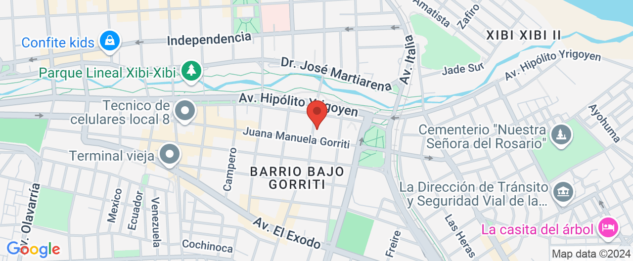 Mapa de la ubicación