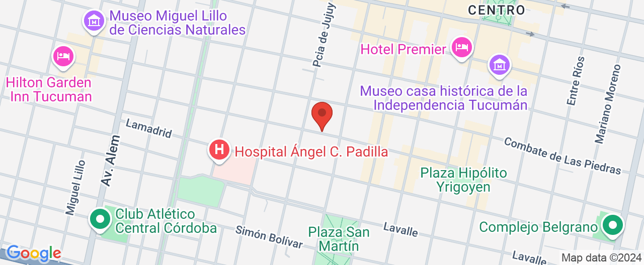Mapa de la ubicación