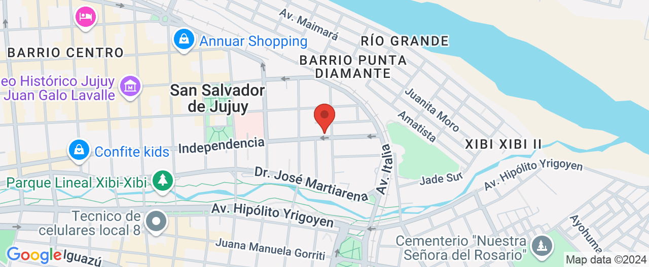 Mapa de la ubicación