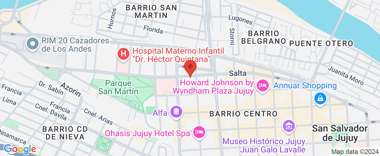Mapa de la ubicación
