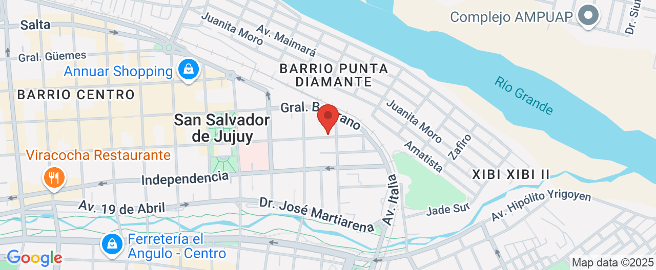 Mapa de la ubicación