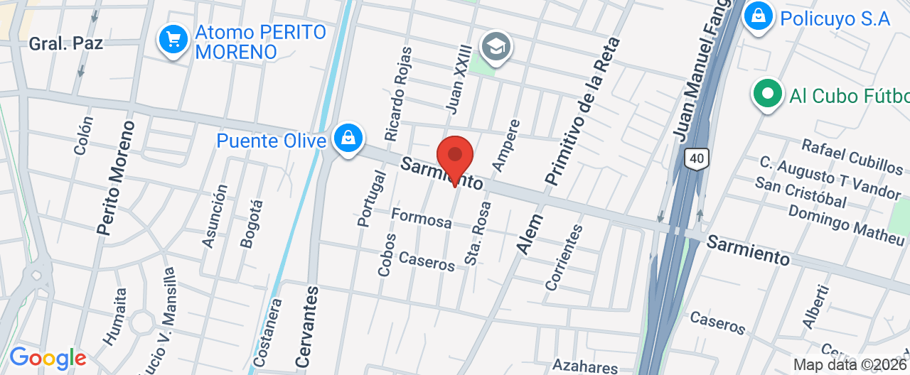 Mapa de la ubicación