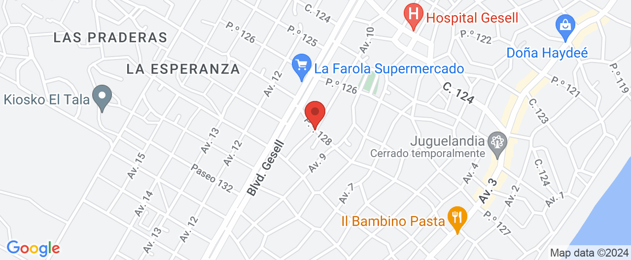 Mapa de la ubicación