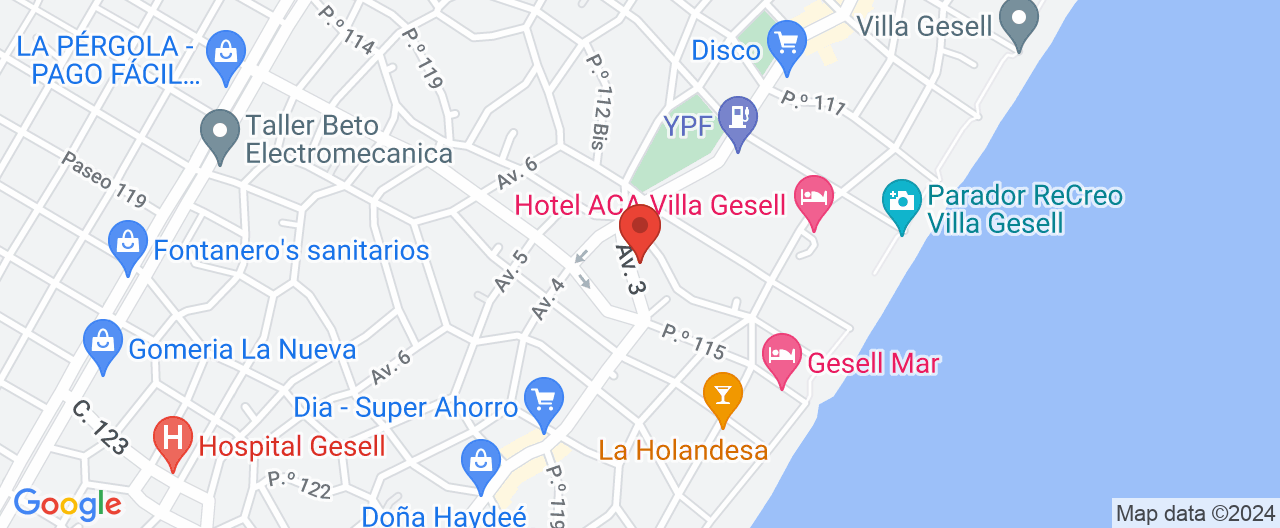 Mapa de la ubicación